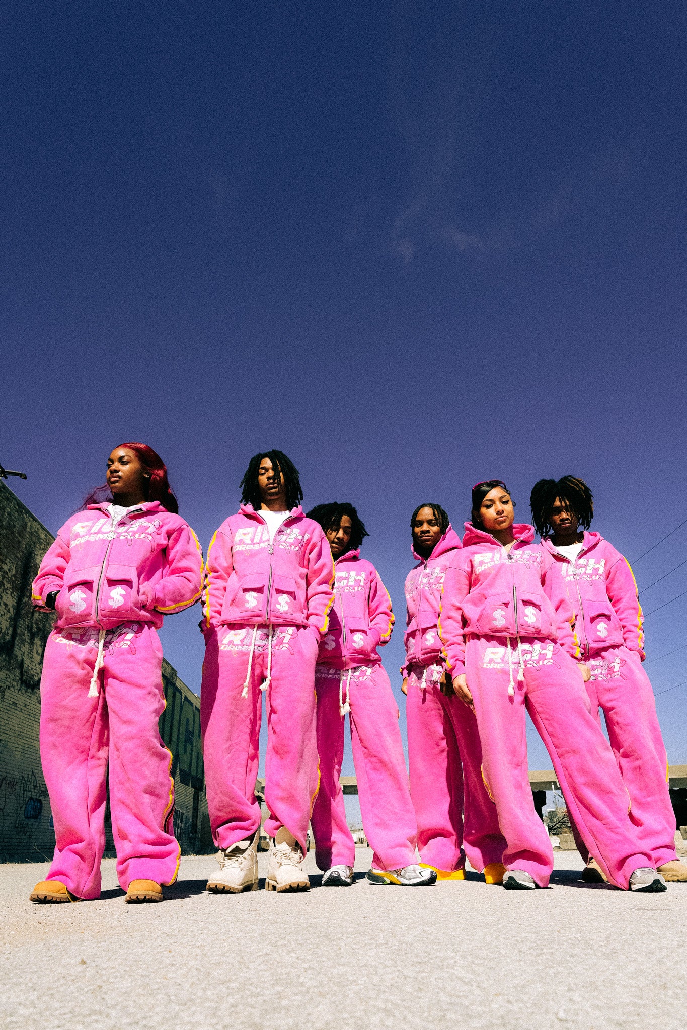 pink sweatsuits