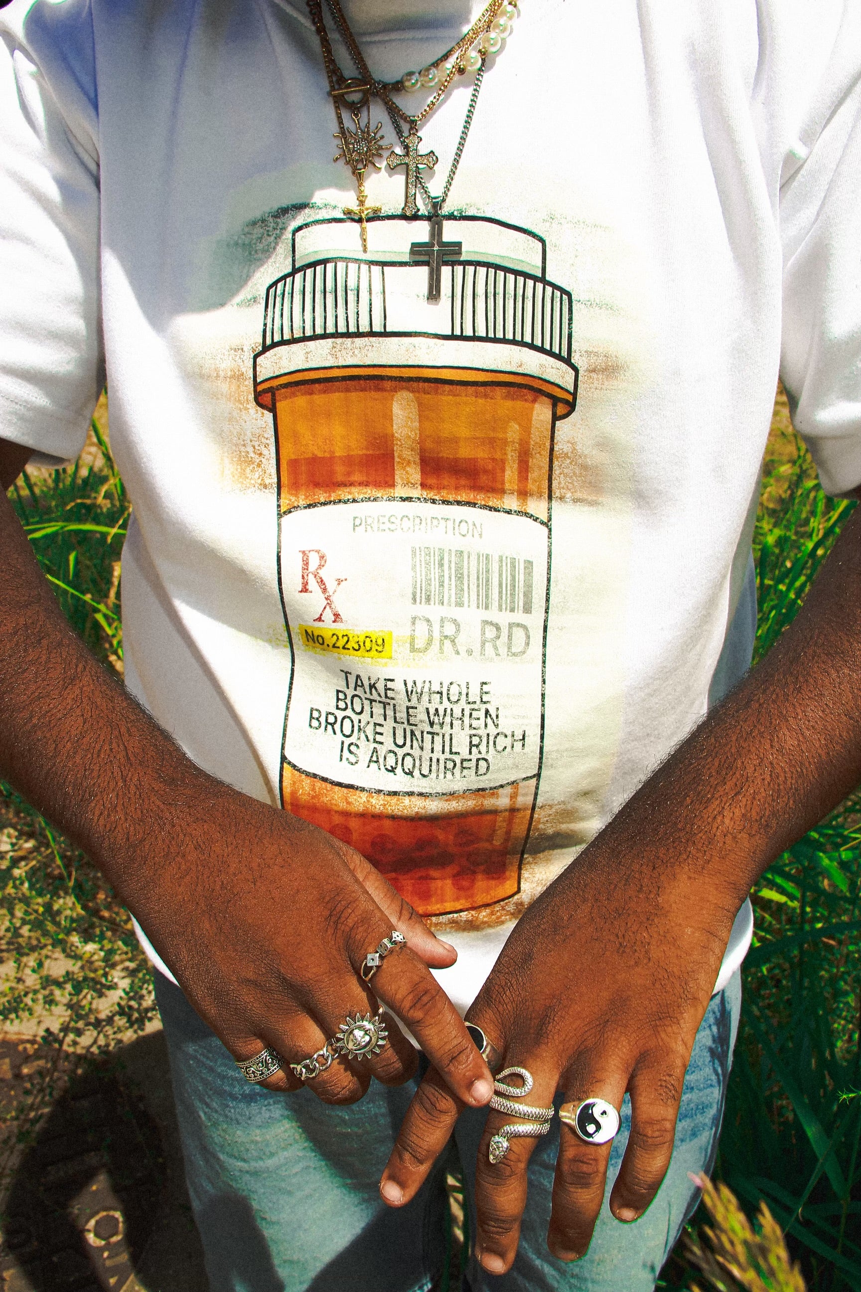 oversized pill bottle shirts