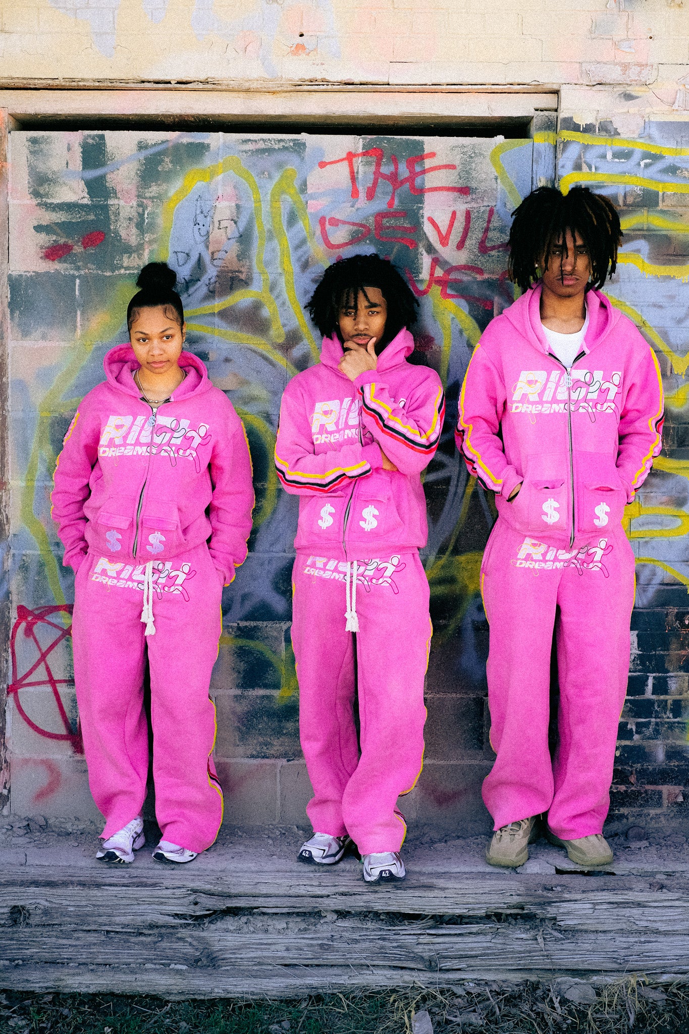 pink sweatsuits